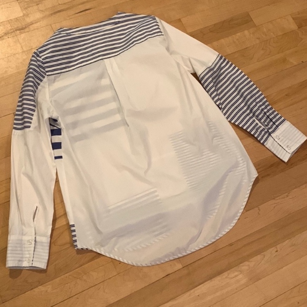 Women’s J. Crew Thomas Mason Tunic Top in Mixed Stripe - Picture 4 of 7